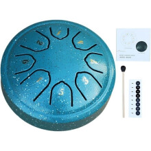 Rain drum for outdoor garden | Rain drum | 8-tone steel tongue drum rain chime | Drum instruments