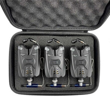 2X Electronics Fishing Bite Alarm Carry Bag Fishing Bite Alarms Lure Fishing Waterproof EVA Storage Box