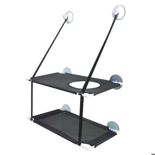 Window hammock for cats, secure mounting with suction cups, space-saving, suitable for large and small sizes