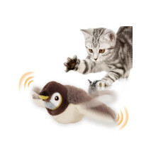 Interactive Toy - Flying Bird - Realistic Sounds - USB Charging - Soft Plush