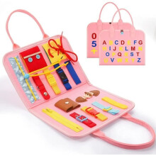 Lelut - Montessori - Kokoontaitettava puuhalauta - 26,5x21 cm - 231 g - Kätevä kantaa