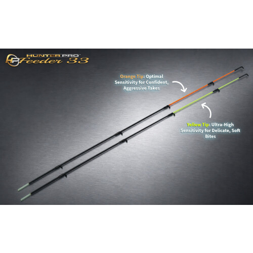 Hunter Pro 11' Feeder Rod with Twin Tips 2