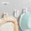 (White)Durable Plastic Basin Holder With Antislip Features For Countertop Bathroom 3