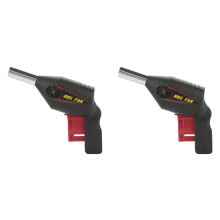 2X Barbecue Blower Bbq Fan Tools Air Blower Manual Operated Bbq Fan for Outdoor Camping Picnic Grill Barbecue Tool