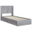 VidaXL vidaXL Bed Frame with Storage and Headboard Grey Sonoma 75 x 190 cm 2