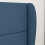 VidaXL vidaXL Headboard Ear Blue 80 x 23 x 6 cm Fabric 4