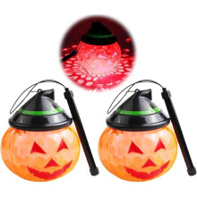 Koristeelliset Halloween-lyhtysarja (2 kpl), sopii lapsille, kurpitsalyhdyt, LED-valaistus (L)
