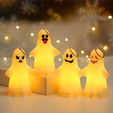 Halloween-koristeet - Ulisem - Kurpitsalyhdyt - Roikkuvat aaveet - Juhlatarvikkeet