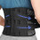 Adjustable Lumbar Support Belt, XXL Abdominal Protection Belt, Black 2