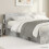 VidaXL vidaXL Headboard Cabinet with Storage Concrete Grey Engineered Wood 4