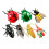 Kids Insect Toy With Interactive Plastic Crawlers Cognitive Cards Recognition 7