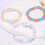 Bracelet making kit, 24 grids, solid color macaron beads, 6mm baking paint beads, bead bracelet accessories 4