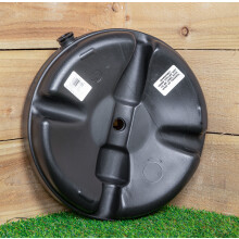7Kg / 7 Litre Capacity Water Filled Garden Parasol / Umbrella Base in Black