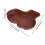 Reptile bowl - Large water bowl - Ramp and basking platform - Plastic - Brown 2
