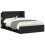 VidaXL vidaXL Headboard Cabinet with Storage Black Engineered Wood 5