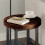 VidaXL vidaXL Table Top Dark Brown Ø 40 x 4 cm Solid Oak Wood 2