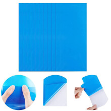 Selbstklebende Reparaturflicken PVC 10er Set Blau