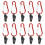Winddichte Klammern mit rotem Karabinerverschluss (10er-Pack) 1