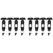 8Pcs T-Handle Rubber Flexible Draw Latches Fit for Toolbox /Cooler/ Cart/Farm Machinery T-Toolbox Lock