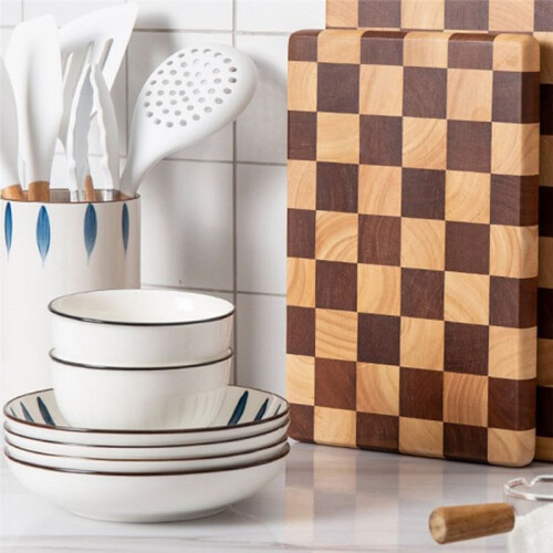 Chessboard, Cutting Board, Household Splicing Cutting Board, Kitchen Fruit Supplement Board, Solid Wood, Cutting Board 1