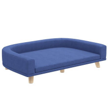 Sofá para perro elevado 98 x 67 x 25 cm con cojín suave y desenfundable estilo escandinavo