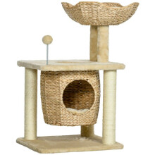 Albero per gatti centro attività 45 x 40 x 74 cm riposo e gioco nicchia