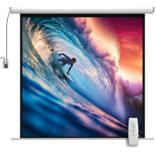 Schermo di proiezione motorizzato per salotto ufficio 152 x 152 x 8 cm 4k oscurante montaggio