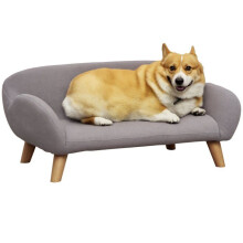 Sofá para perro y gato 72 x 44 x 31 cm acolchado 6 cm de asiento