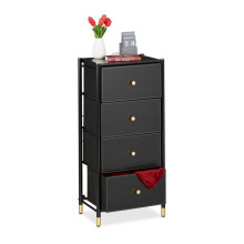 Comò moderno con 4 cassetti, ampio spazio di stoccaggio interno 90 x 40 x 80 cm
