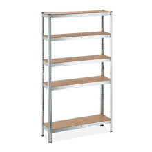 Zware opslagstelling 5 niveaus garage werkplaats 90 x 60 x 30