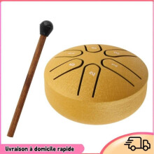 Dilwe Mini Handpan Drum 6-nuottinen lyömäsoitin kielirumpu