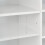 Bancs à chaussures - HELLOSHOP26 - 80 x 30 x 40 cm - Coussin d'assise - 10 compartiments - Finition blanche 4