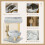 Arbre à chat compact stable 40 x 40 x 60 cm niche avec coussin lavable 4