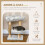 Arbre à chat compact stable 40 x 40 x 60 cm niche avec coussin lavable 3