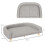 Divano per cane rialzato 98 x 67 x 25 cm con seduta morbida sfoderabile design scandinavo 2