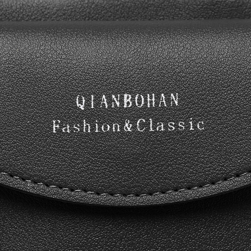 Crossbody-Handytasche aus PU-Leder Black 1
