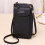 Crossbody-Handytasche aus PU-Leder Black 3