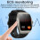 Smartwatch mit Schlafhilfe, EKG, Bluetooth-Anrufen Black 9