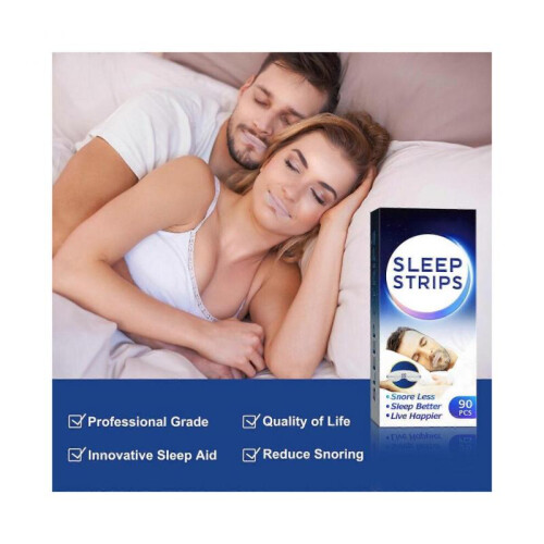 90pcs Sleep Strips Mouth Tape for Sleeping Less Mouth Breathing 1
