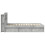 VidaXL vidaXL Bed Frame with Storage with Headboard Concrete Grey 80 x 200 cm 3