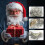 Weihnachtsmann-Bart und Perücke-Set für Weihnachten Grey 4