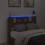 VidaXL vidaXL Storage Headboard with LED Brown Oak Engineered Wood 5