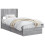 VidaXL vidaXL Bed Frame with Storage and Headboard Grey Sonoma 100 x 200 cm 2