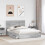 VidaXL vidaXL Storage Bed Grey Sonoma 150 x 200 cm Engineered Wood 3