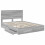 VidaXL vidaXL Storage Bed Grey Sonoma 150 x 200 cm Engineered Wood 5