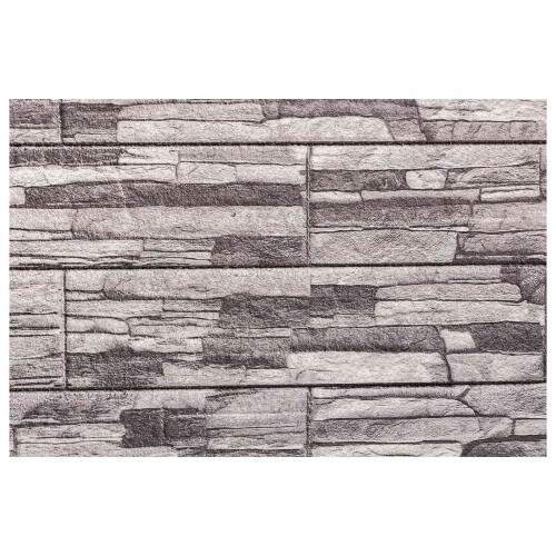 VidaXL vidaXL Wall Panels 10 pcs Dark Grey and Light Grey 100 x 50 cm 1
