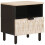 VidaXL vidaXL Bedside Cabinet 2 pcs White 40 x 33 x 46 cm Solid Mango Wood 4