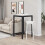 VidaXL vidaXL Bar Table White 70 x 70 x 105 cm Solid Pine Wood 2