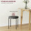 Set of 4 Velvet Kitchen Stools Stackable Steel Frame Grey 6