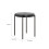 Set of 4 Velvet Kitchen Stools Stackable Steel Frame Grey 5